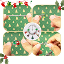 Calendário de Advento de Bijoux DIY Ibaste com 24 portas para montar, decoração natalina e sazonal para fazer em casa.