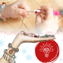 Calendário de Advento de Bijoux DIY Ibaste com 24 dias, decoração natalina criativa e temática para a temporada de festas.