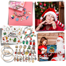 Calendário de Natal Ibaste com 24 portas para fazer joias DIY, decorativo e sazonal para contar os dias até o Natal.