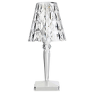 Lâmpada de mesa em cristal acrílico da marca Diyoo, iluminação moderna para escritórios e ambientes de trabalho.