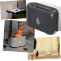 Acessório para umidificador Dlswds com efeito de chamas, preto, para melhorar a aparência e funcionalidade do umidificador.
