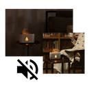Acessório para umidificador Dlswds em cor preta, efeito de chama, compatível com umidificadores, design moderno e funcional.