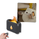 Acessório para umidificador Dlswds com efeito de fogo, em acabamento preto, ideal para melhorar a umidade do ambiente.