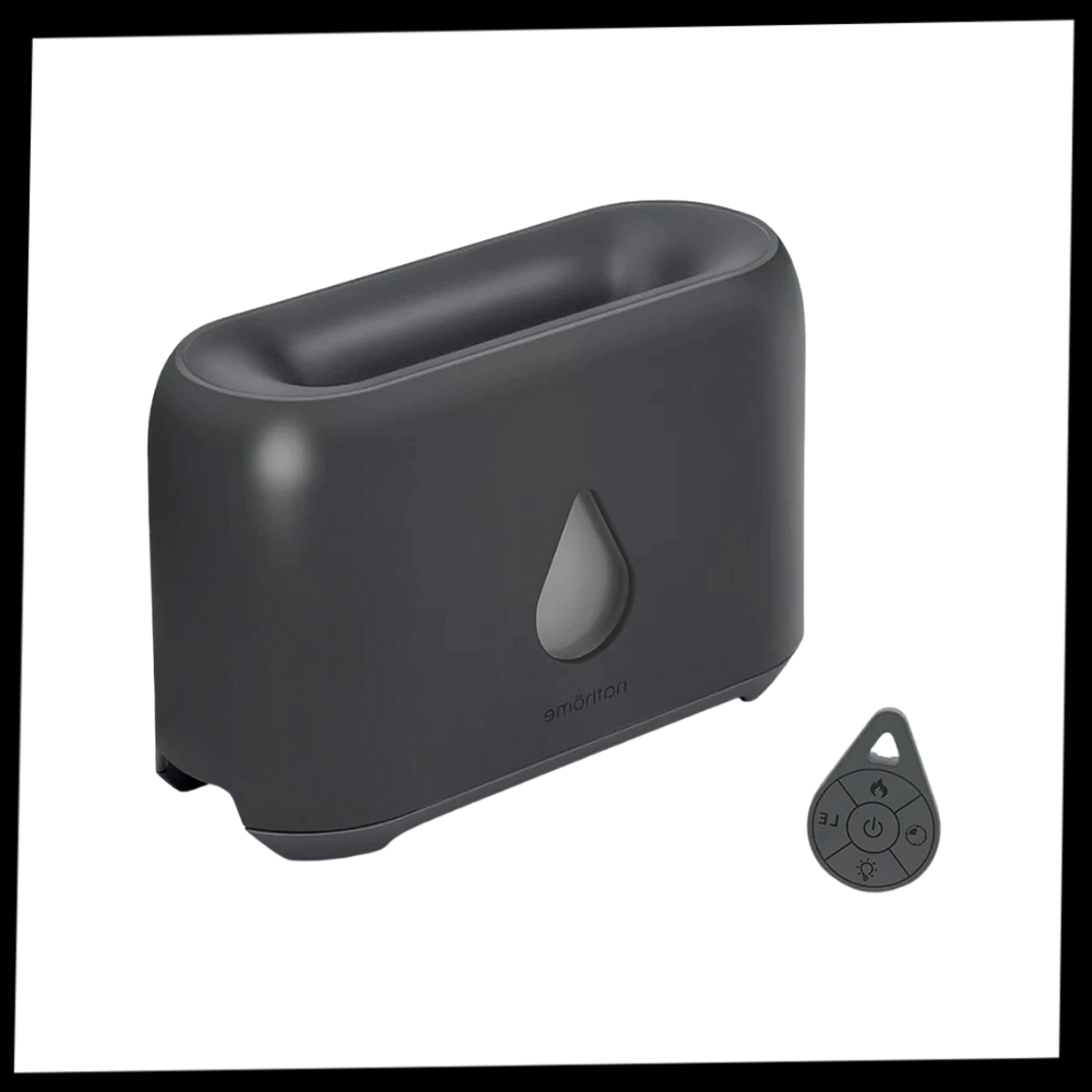 Acessórios para humidificador Dlswds, peça preta com efeito de chamas para umidificadores de ar.