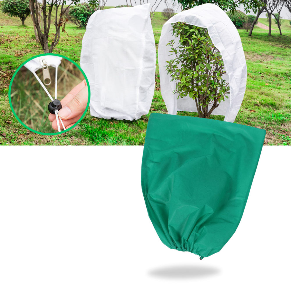 Couvre-plantes isolantes Dodocool para jardinagem, proteção contra o frio e o gelo, tamanho 60x80cm, cor branca.