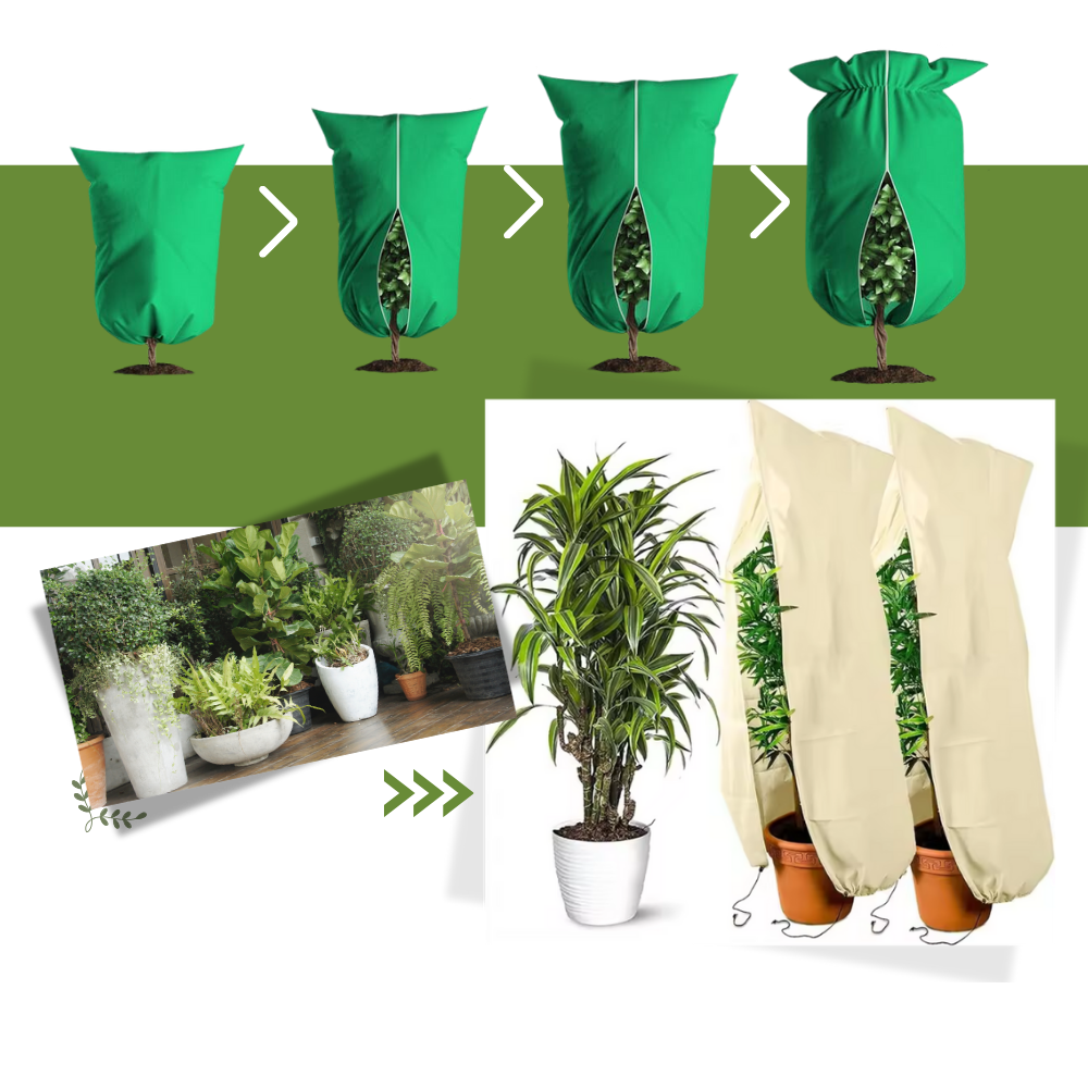 Couvre-plantes isolantes Dodocool para jardinagem, proteção contra o gelo, tecido branco 60x80cm.