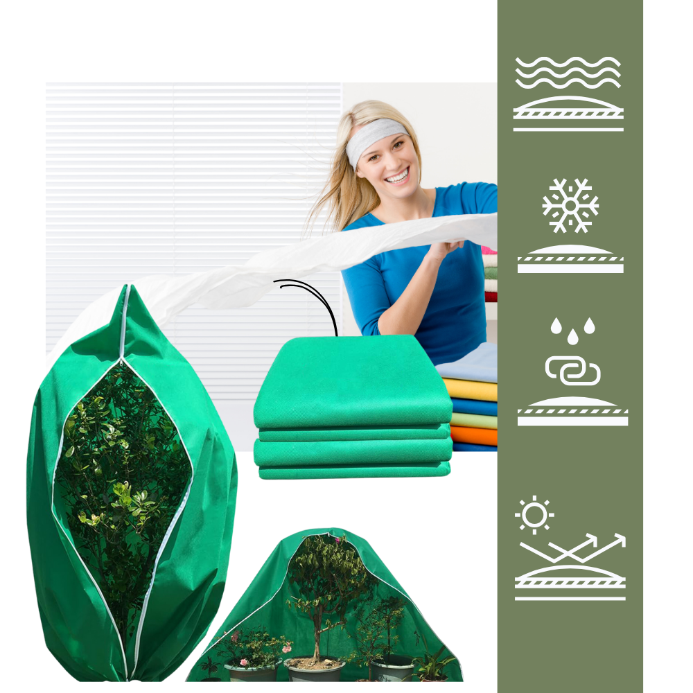 Couvre-plantes isolantes para jardinagem da Dodocool, branco, 60x80cm, protege contra o frio e o gelo.