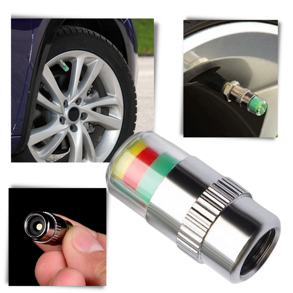 Conjunto de 4 sensores de pressão de pneus de carro da Dongguan Tsung Hao Electronics, usados para monitoramento de pneus.