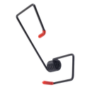 Bras d'essuie-glace Dorman pour voiture, pièce détachée, conçu pour une visibilité optimale par tout temps, en position sur le véhicule.