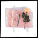 Conjunto de três balões de LED em forma de rosa vermelha DIY, ideal para presentes, da marca Doyleshield.