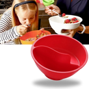 Cumbuca de cereais Dido com separação seca e úmida, utensílio de artes de mesa para alimentos secos e molhados.