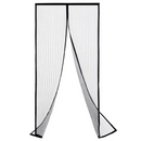 Moustiquaire magnética Dsermall para porta, 80x210cm, ideal para camping e caminhada, com fechamento fácil e proteção contra insetos.
