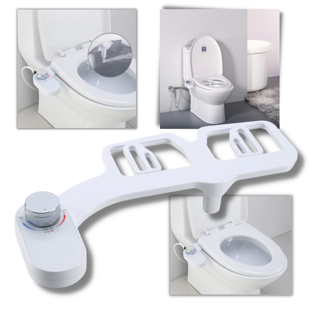 Bidet para assento de vaso sanitário Dsermall, peça de material de encanamento para higiene pessoal.