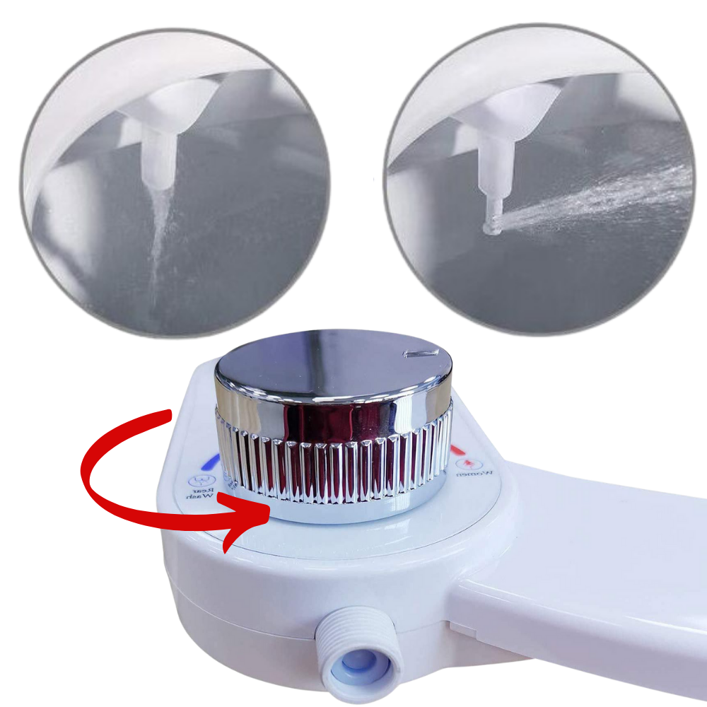 Bidet para assento de vaso sanitário da marca Dsermall, peça de material de encanamento para instalação de bidets.