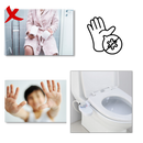 Bidet para assento de vaso sanitário da marca Dsermall, peça de material de encanamento para banheiro.
