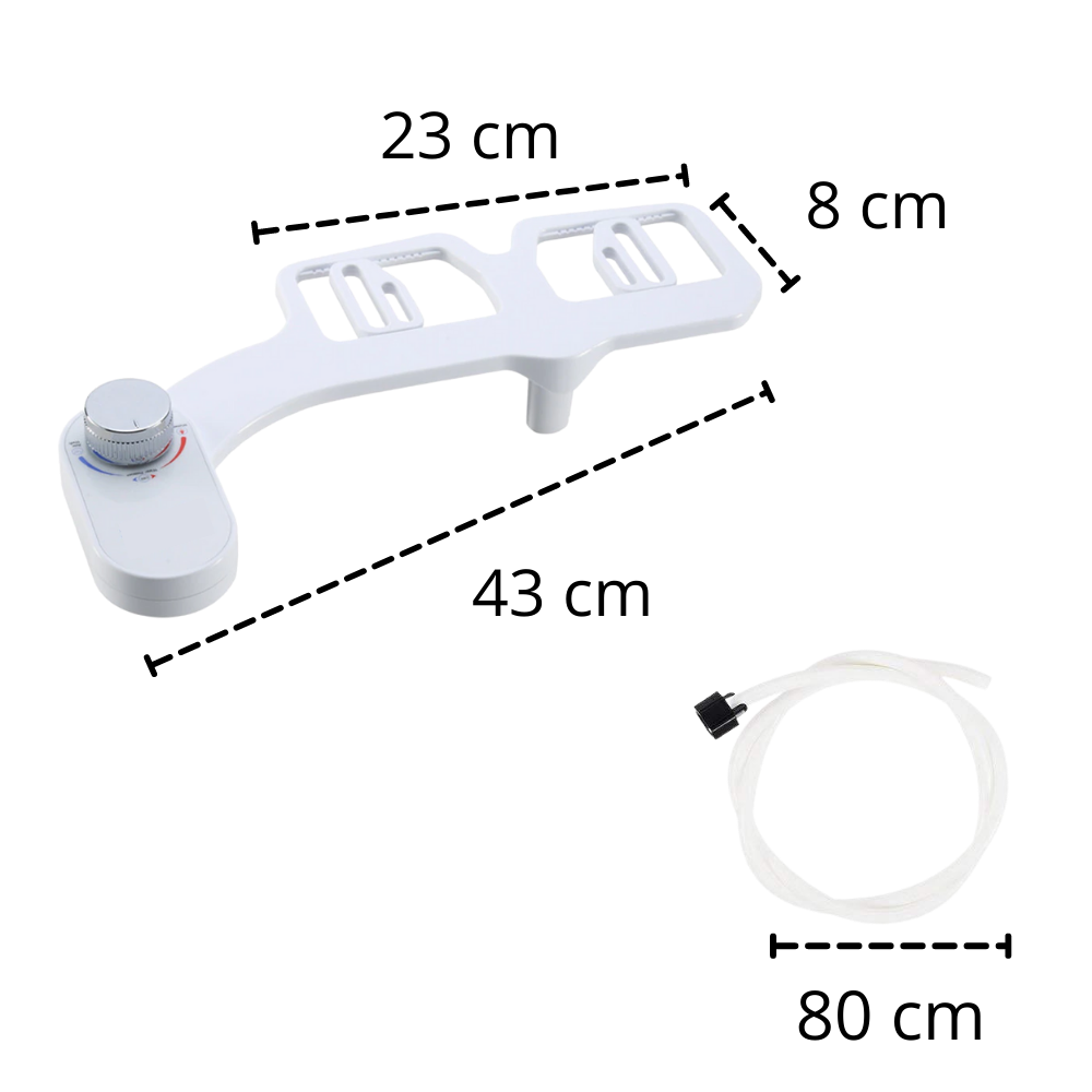 Bidê para assento de vaso sanitário Dsermall, peça de material de encanamento para banheiro, instalação e manutenção.