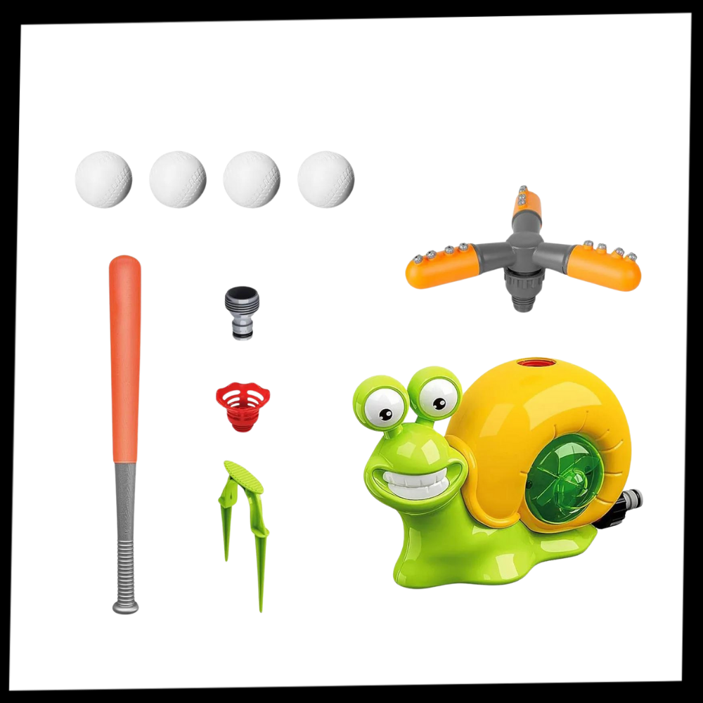 Kit de baseball aquático Baright com bola e bastão para jogos ao ar livre, ideal para diversão na água e atividades ao ar livre.