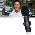 Microfone de áudio Maybesta com dupla redução de ruído, ideal para componentes de áudio, mostrando o microfone em destaque.