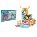 Blocos de construção de engrenagens elétricas Krazy Gears para jogos de puzzle educativos com tema de mundo subaquático.