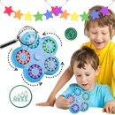 Brinquedo de puzzle mágico de feijão duplo uso da Vatenick, brinquedo de jogos de quebra-cabeça para crianças.