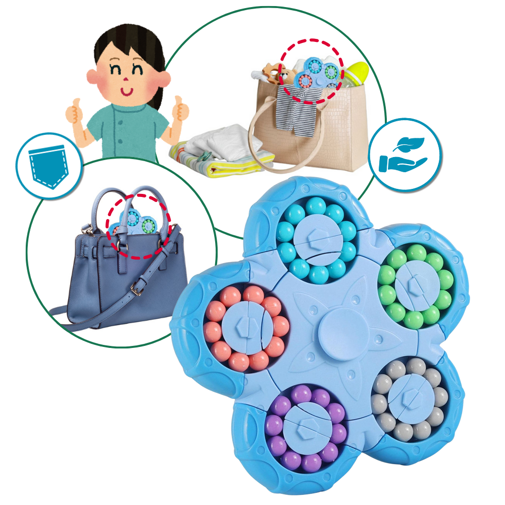 Brinquedo puzzle Jouet haricot mágico de dupla função da Vatenick, objeto portátil com design divertido para crianças.