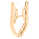 Cabides dobráveis de dupla altura na cor bege, produtos de lavanderia da marca AB00130, com design prático e compacto.