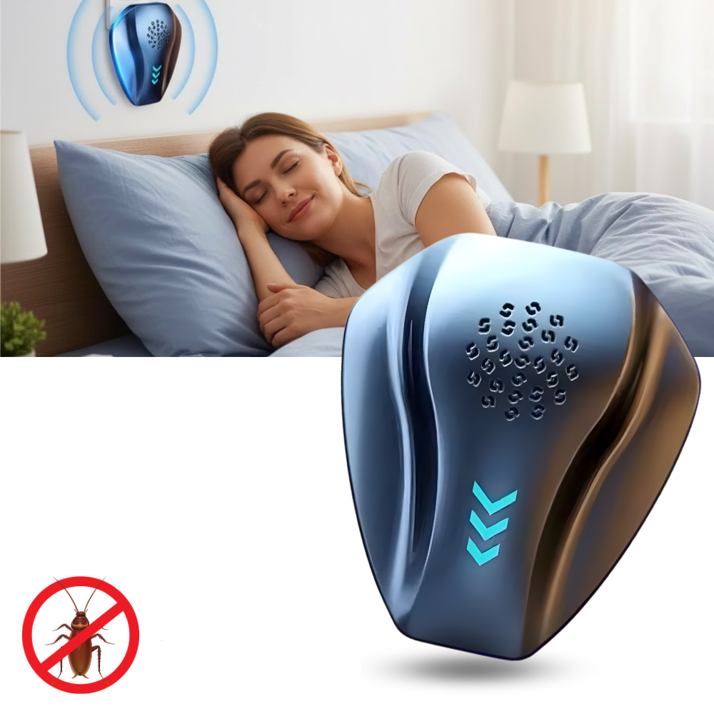 Répulsor ultrassônico para pragas da marca Morease, dispositivo de desinsetização para afastar insetos e roedores.
