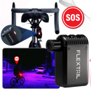 Bomba de ar para bicicleta Goolrc com duas válvulas, ferramenta de ciclismo portátil para inflar pneus rapidamente.
