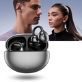 Fones de ouvido de condução óssea Morease, componentes de áudio com design compacto e confortável para uso diário.