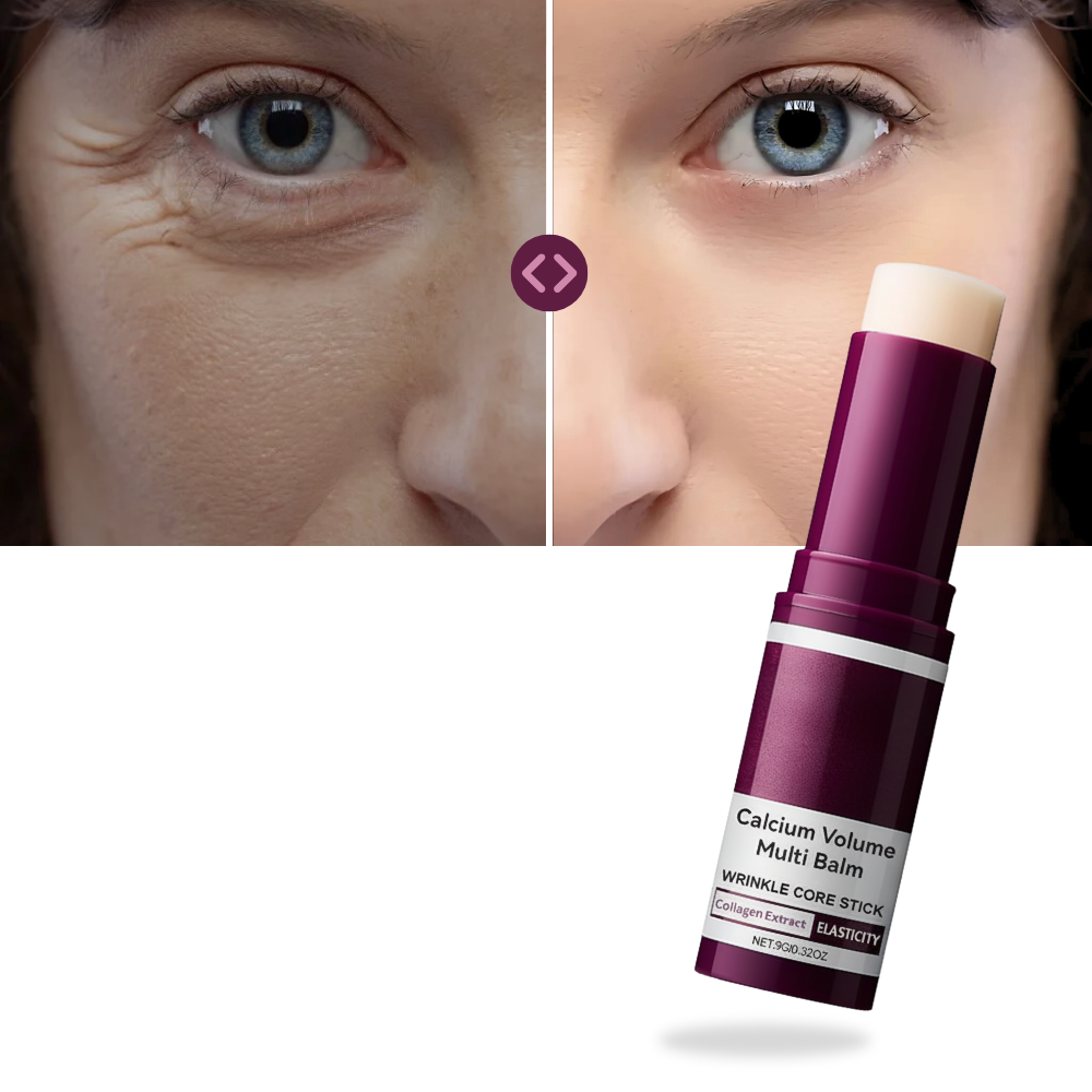Bálsamo stick de Dvkovi com colágeno hidratante para rosto e olhos, fórmula nutritiva e calmante para a pele.