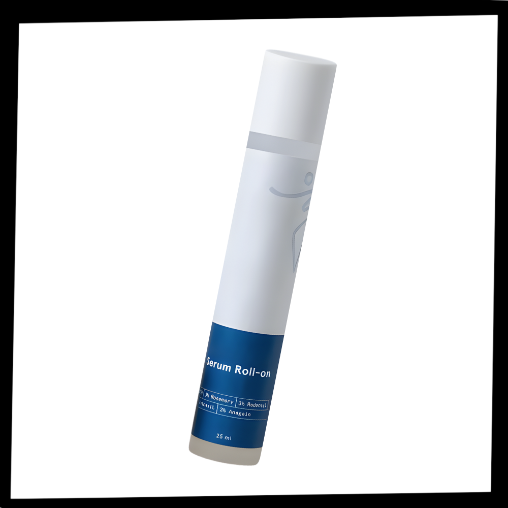 Sérum capilar nutritivo de uso roll-on da marca Eachymn, tratamento para cabelos com fórmula nutritiva e revitalizante.