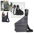 Sacoche à main Eaoattm preta, à mão e com alça de ombro, resistente à água, ideal para carregar objetos com proteção contra umidade.