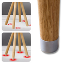 Pack de 8 protections em silicone para pés de móveis, acessórios para mesas Eastjing, em cor branca, visíveis na imagem.
