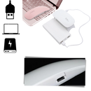 Lâmpada de LED UV para secagem de gel para unhas da Eastjing, branca, usada em procedimentos de manicure e cosméticos.