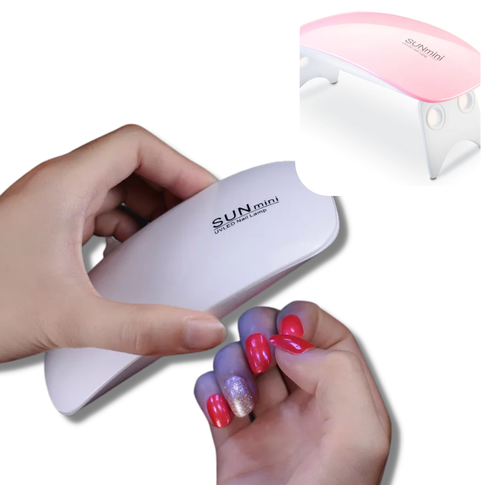 Lâmpada de gel para unhas da Eastjing, com luz LED UV para secagem de cosméticos em unhas.
