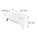 Lâmpada de LED UV para secagem de gel para unhas, marca Eastjing, com luz branca para cosméticos de unhas.