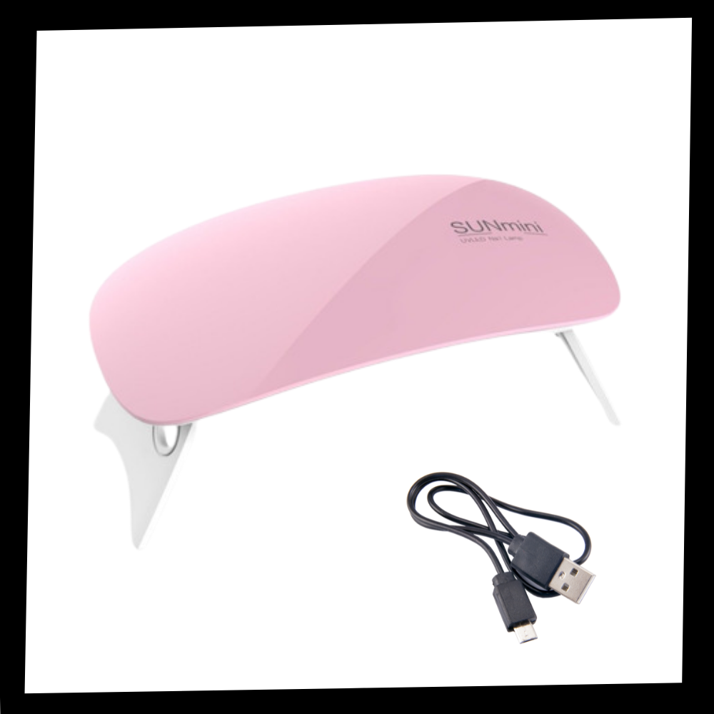 Lâmpada de gel para unhas da Eastjing, com luz LED UV para secagem rápida de cosméticos de unhas.