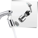 Buse de robinet rotative anti-eclaboussures Eastjing, equipamento sanitário com jato orientável a 360 graus.