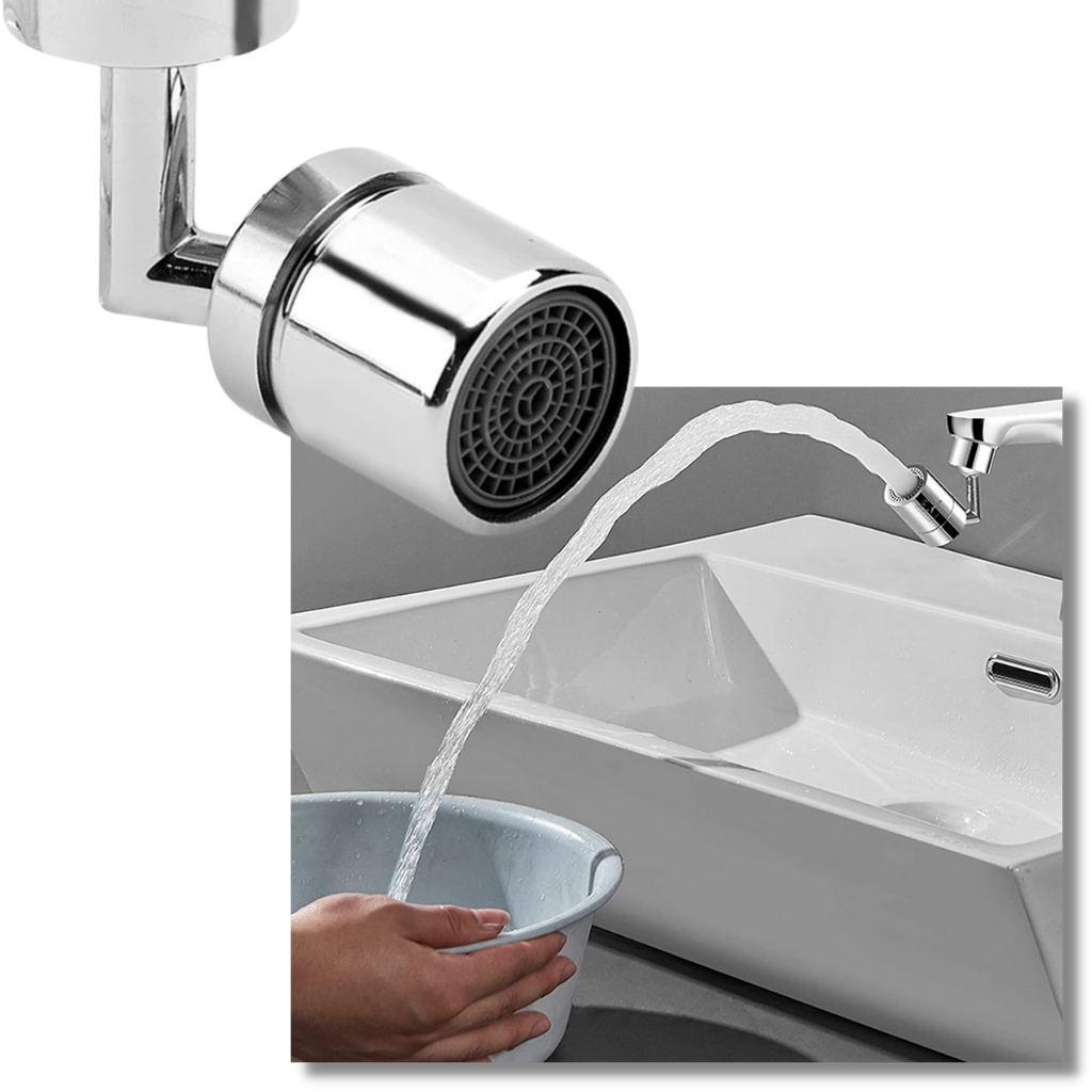 Buse de robinet rotative anti-espuma Eastjing, equipamento sanitário com jato orientável a 360 graus, aço inoxidável.