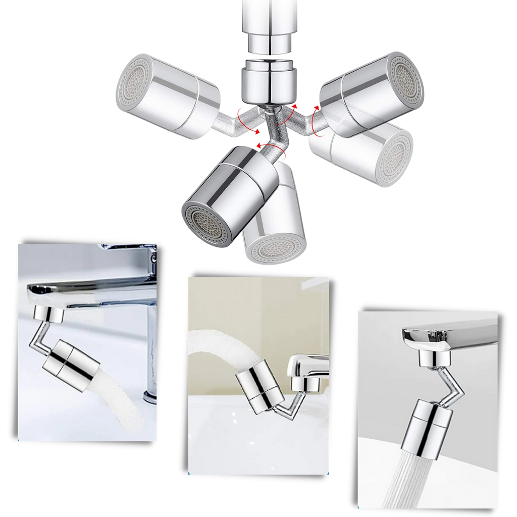 Buse de robinet rotative anti-éclaboussures Eastjing, equipamento sanitário, com função orientável a 360 graus.