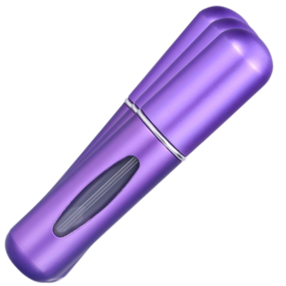 Conjunto de 3 mini frascos de perfume recarregáveis para viagem da marca Eastjing, vermelhos e compactos.