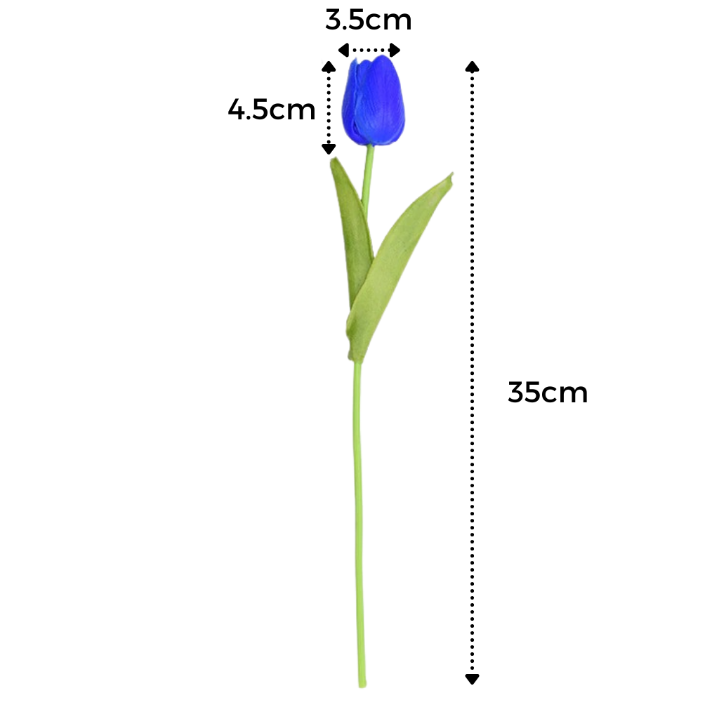 Conjunto de 10 flores de tulipa artificiais brancas da marca Eastjing, ideal para decoração com plantas artificiais.