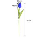 Conjunto de 10 flores de tulipa artificiais brancas da marca Eastjing, ideal para decoração com plantas artificiais.
