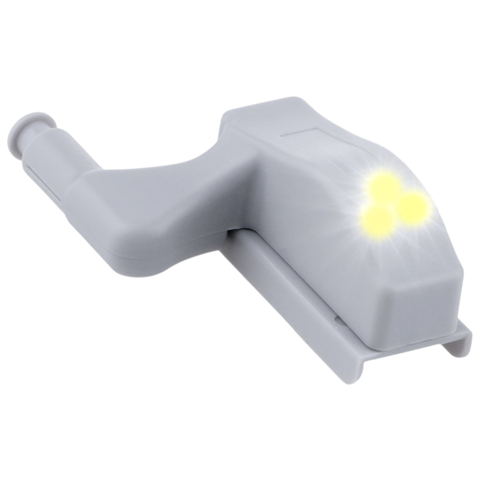 Conjunto de 3 luminárias LED Eastjing de luz branca quente para charnières, iluminação discreta e eficiente para móveis.