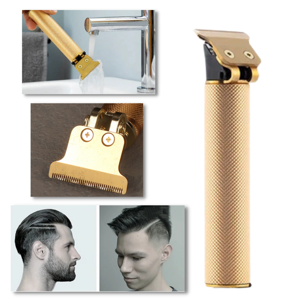 Tondeuse de cabelo recarregável Eastjing para cuidados pessoais, com lâminas ajustáveis e design ergonômico.