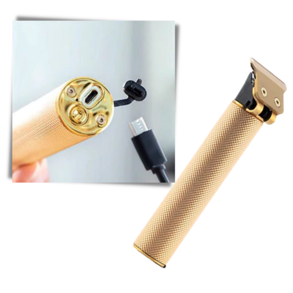 Tondeuse de cabelo recarregável Eastjing, ferramenta de cuidados pessoais para corte de cabelo com design compacto e funcional