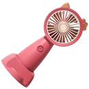 Mini ventilador USB Eastjing com suporte para telefone, ventilação portátil em azul para dispositivos móveis.