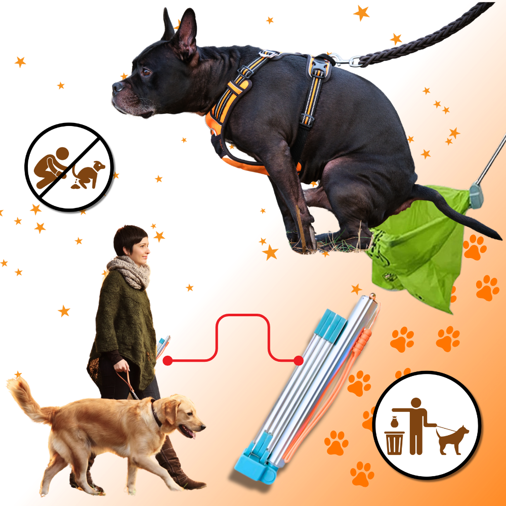 Coador de fezes para cães da Gukom, acessório fácil de limpar e remover fezes de forma prática e eficiente