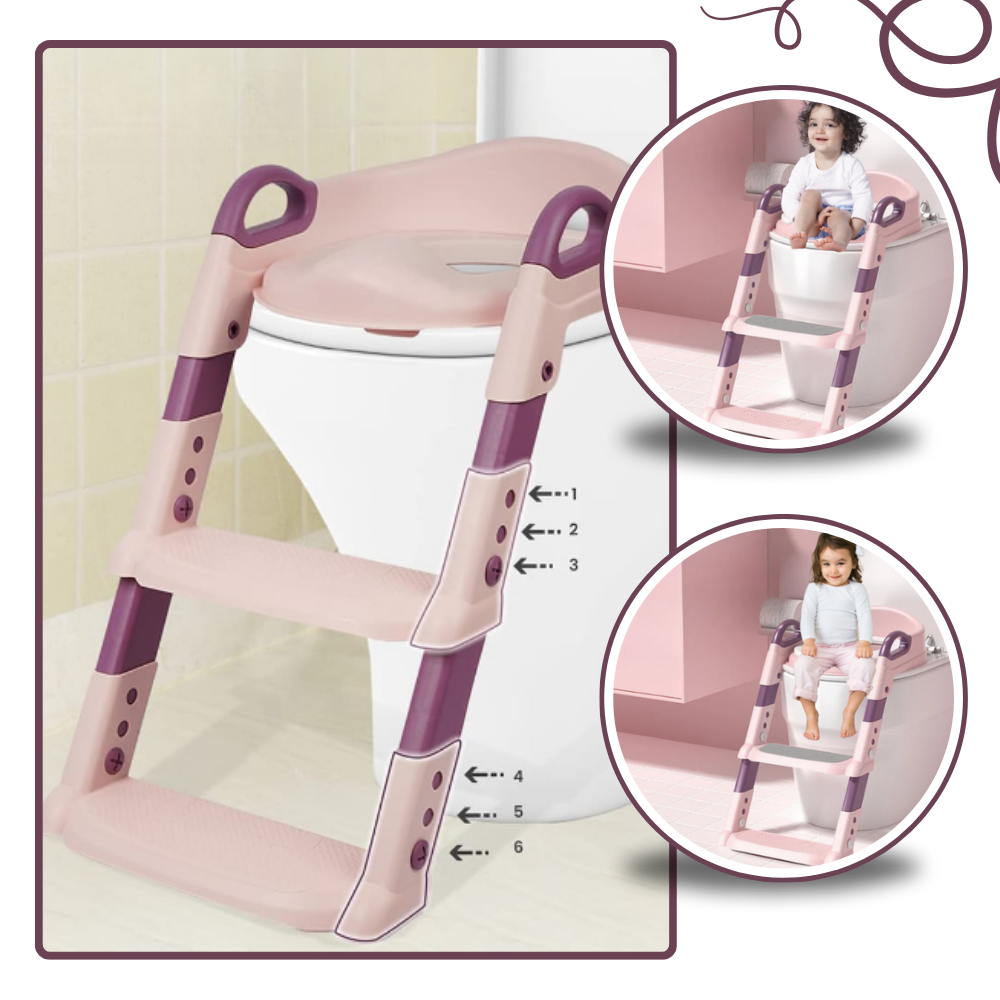 Copo de treinamento infantil Willing com superfície antiderrapante, fácil de subir, ideal para crianças pequenas aprenderem a usar o banheiro