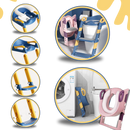 Potty trainer para crianças Willing com base antiderrapante, fácil de subir e usar, ideal para o aprendizado de higiene infantil.